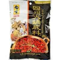 SICHUAN FLV. HOTPOT SEASONING 200G BAIJIA